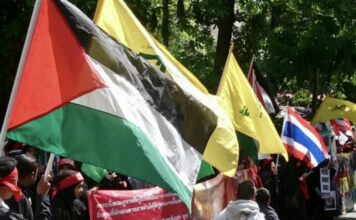 Manifestants pro palestiniens Bangkok