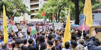 Manifestation pro palestiniens Bangkok