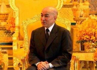 Norodom Sihamoni roi Cambodge
