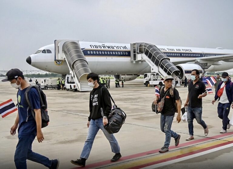 THAÏLANDE – PROCHE ORIENT : 8 345 thaïlandais en Israël demandent à être évacués