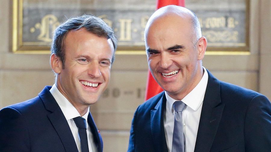 Alain Berset Emmanuel Macron