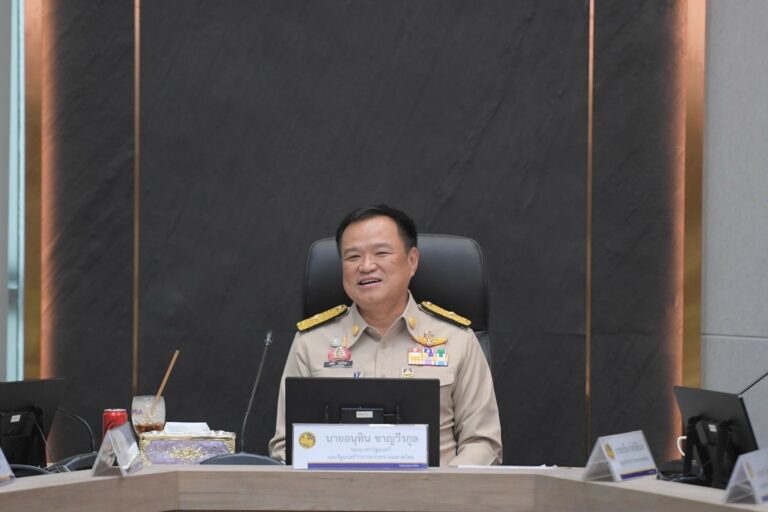 THAÏLANDE – JUSTICE : Anutin promet d’être le fer de lance de la lutte nationale contre la mafia
