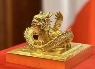 VIETNAM – FRANCE : Restitution d’un sceau impérial Hoang de chi bao
