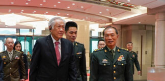 Ng Eng Hen Chine Singapour