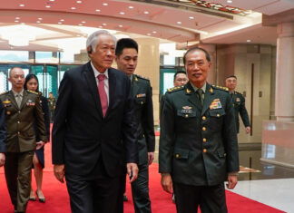 Ng Eng Hen Chine Singapour
