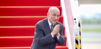 Norodom Sihamoni roi du Cambodge