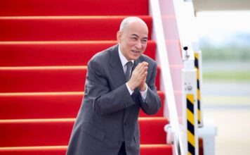 Norodom Sihamoni roi du Cambodge