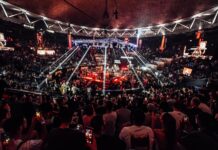 THAÏLANDE – SPORT : Une légende de la boxe thaïe affronte le champion philippin Manny Pacquiao Rajadamnern Stadium