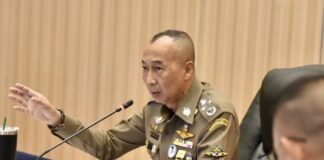 chef de la police Thaïlande
