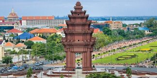 monument indépendance Cambodge