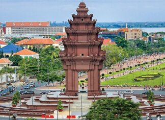monument indépendance Cambodge