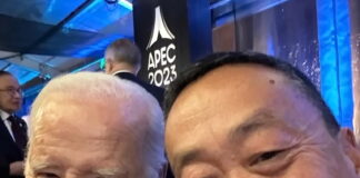 selfie Biden Srettha