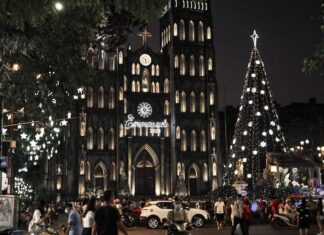VIETNAM – NOËL : Hanoï s’illumine pour les fêtes de Noël Hanoï Noël