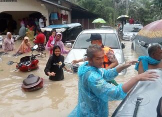 THAÏLANDE – INONDATIONS : Fortes inondations à Narathiwat et Yala Inondations sud Thaïlande