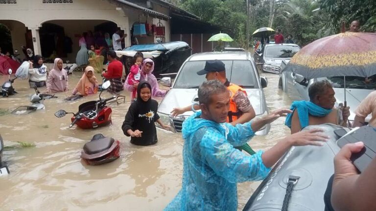 THAÏLANDE – INONDATIONS : Fortes inondations à Narathiwat et Yala