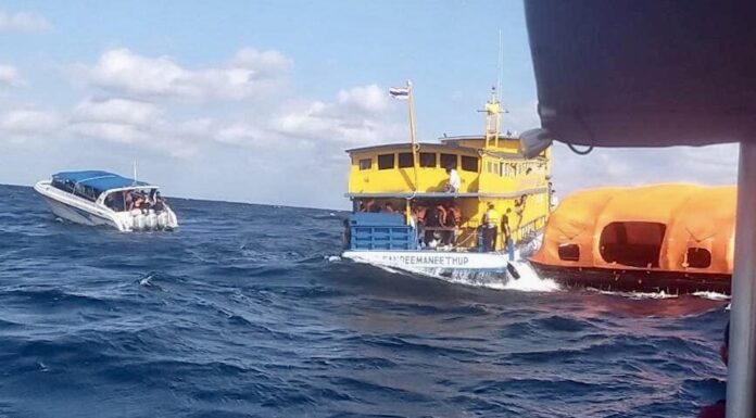 THAÏLANDE – NAUFRAGE : Un ferry coule au large de Koh Tao Koh Tao ferry coulé