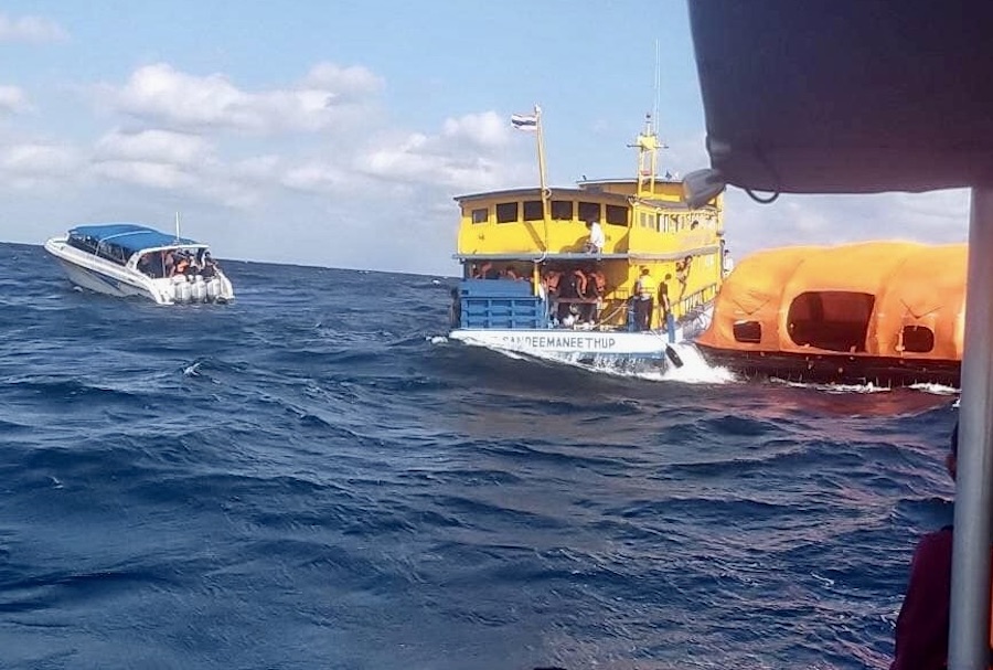 Kho Tao ferry coulé