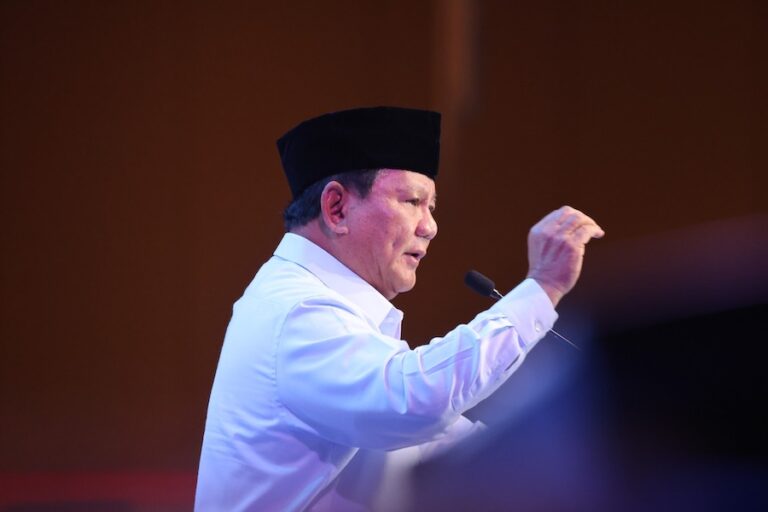 INDONÉSIE – POLITIQUE : Prabowo s’engage à se réconcilier avec ses opposants politiques s’il est élu