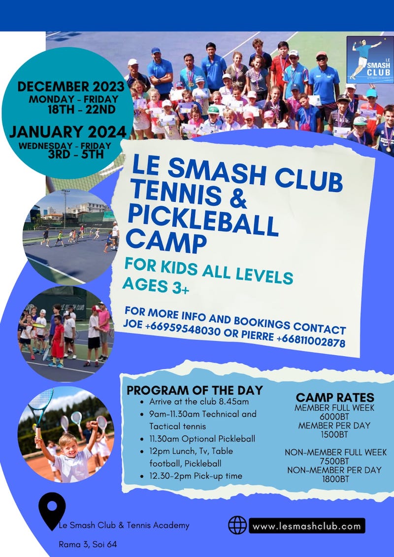 Smash Club Tennis camp