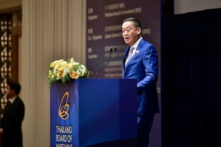 THAÏLANDE – INFRASTRUCTURE : Srettha invite les chefs d’entreprise japonais à investir dans le futur pont terrestre