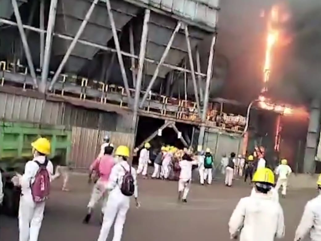 accident usine traitement nickel Indonésie