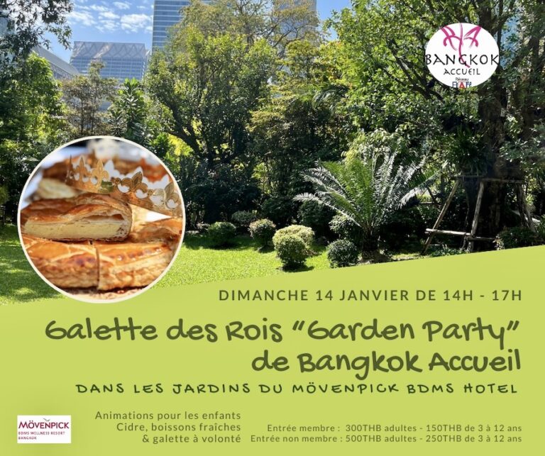 BANGKOK – COMMUNAUTÉ : Rendez vous le 14 janvier pour la galette des rois de Bangkok Accueil