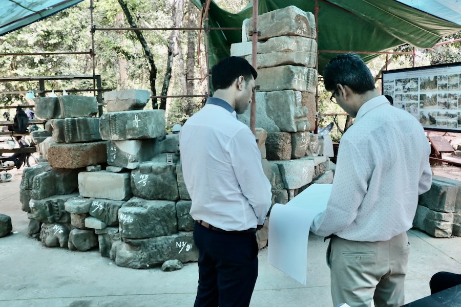 restauration Temple Ta Prohm Cambodge