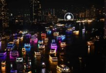 Chayo Praya bateaux lumineux