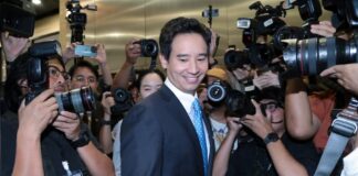 Pita Limjaroenrat retour au parlement