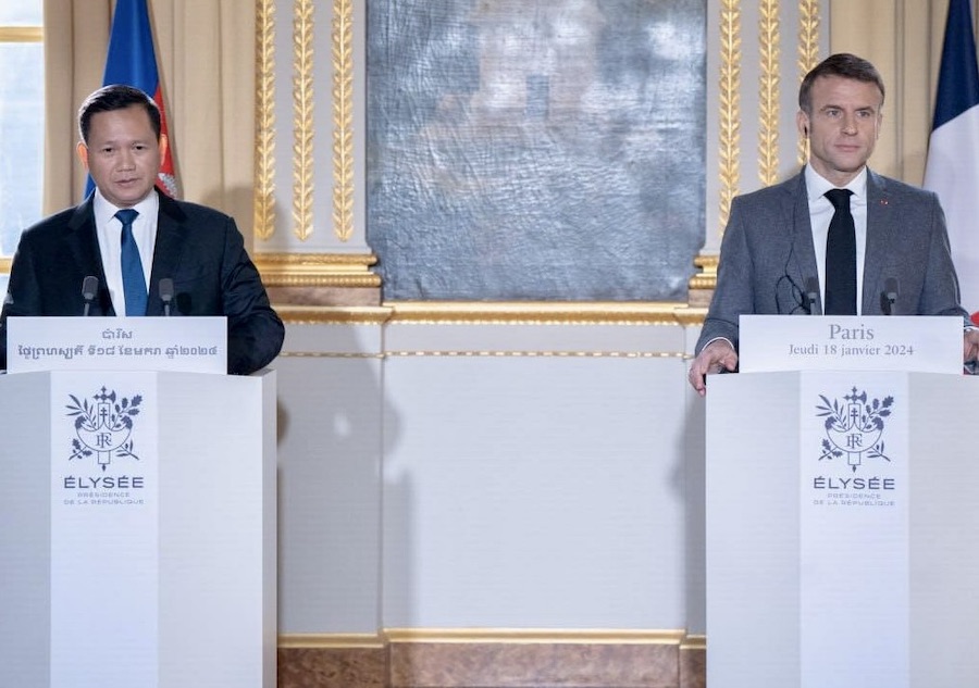 déclaration conjointe de Hun Manet et Emmanuel Macron