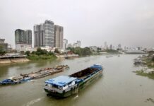 fleuve Bassac Phnom Penh