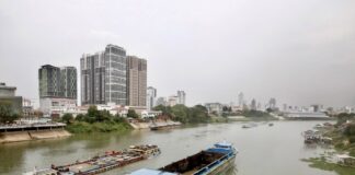 fleuve Bassac Phnom Penh