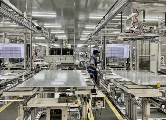 usine panneaux solaire Chine