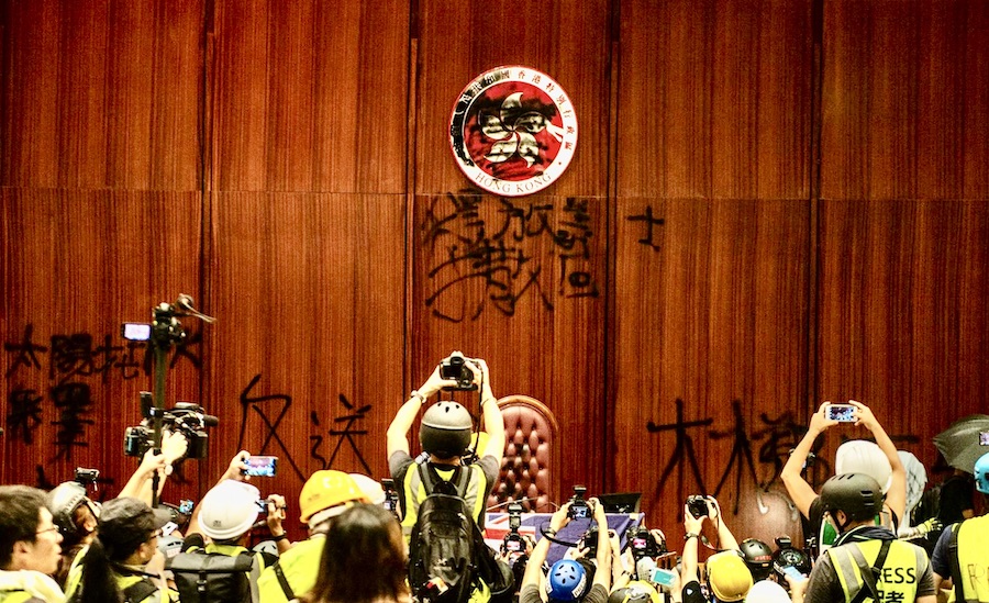 Hong Kong dégradation activistes