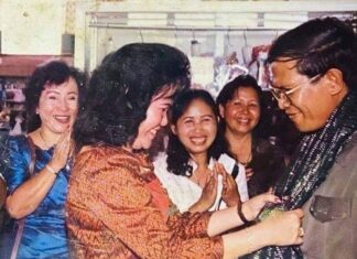 CAMBODGE – SOCIÉTÉ : Bun Rany se rétablit après une chute grave Hun Sen et et Bun Rany