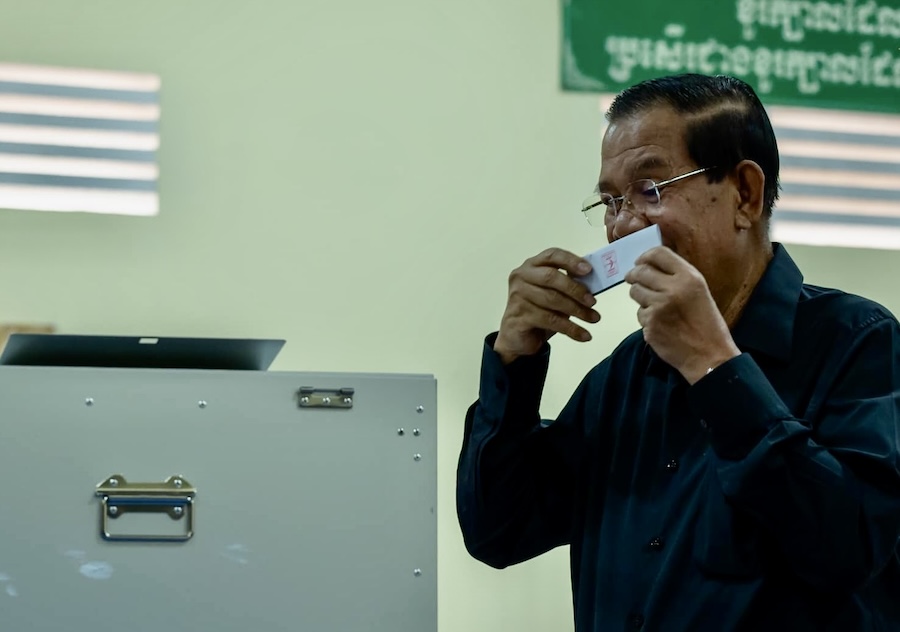 Hun Sen vote élection sénatoriale