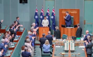 Marcos Philippines parlement australien