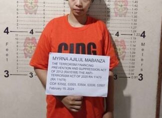 PHILIPPINES – TERRORISME : Arrestation d’une émissaire supposée de l’État islamique Myrna Mabanza