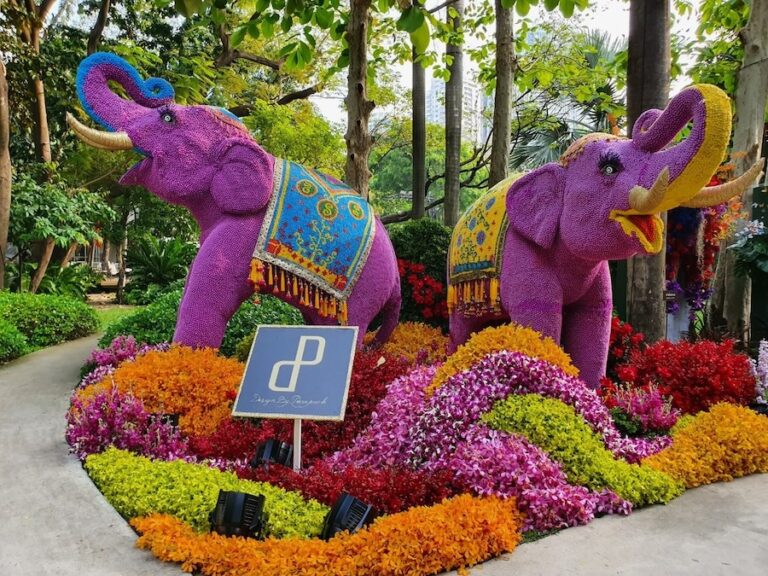 BANGKOK – CULTURE : 35e Festival des Fleurs du Parc Nai Lert