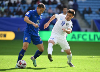 THAÏLANDE – SPORTS : La Thaïlande bondit de 12 places au classement mondial de la FIFA Ouzbékistan Thaïlande football