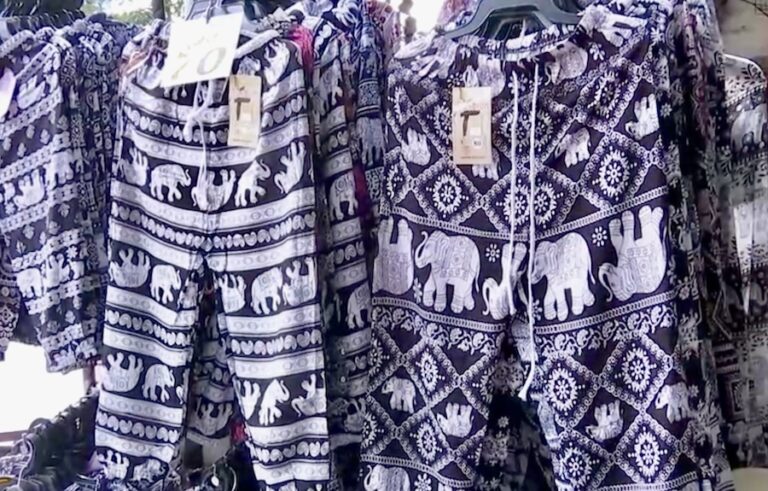 THAÏLANDE – TOURISME : Les pantalons d’éléphant fabriqués en Chine sont à proscrire