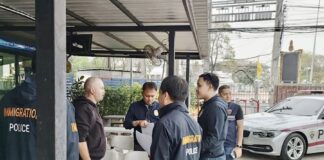 arrestation britannique à Chiang Mai