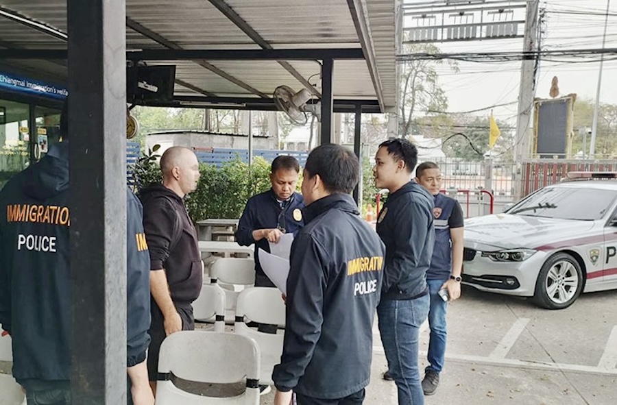 arrestation britannique à Chiang Mai