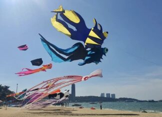 THAÏLANDE – TOURISME : Festival international du cerf-volant à Pattaya cerf volants Pattaya