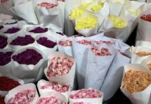 fleurs marché Bangkok