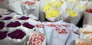 fleurs marché Bangkok