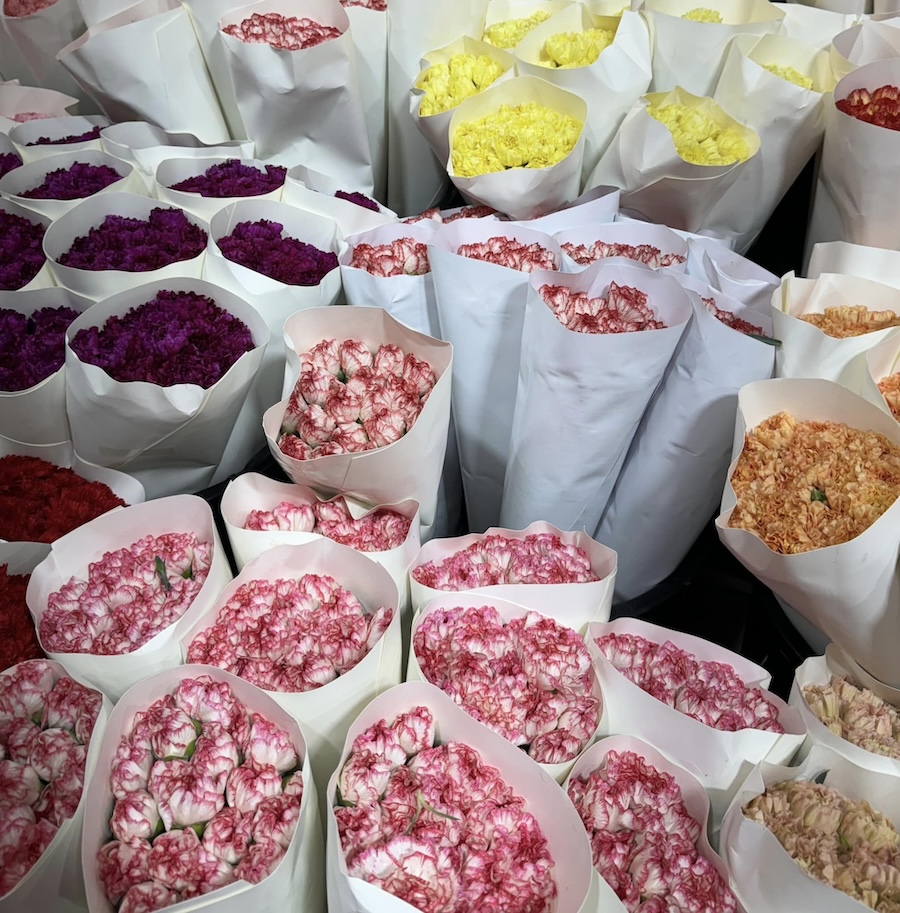fleurs marché Bangkok