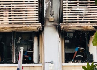 BANGKOK – INCENDIE : Un bâtiment du ministère de l’agriculture incendié ministère agriculture incendie police