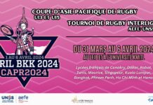 BANGKOK – COMMUNAUTÉ : LE LFIB organise la Coupe d’Asie Pacifique de Rugby et le Tournoi Interligues RUGBY BANGKOK