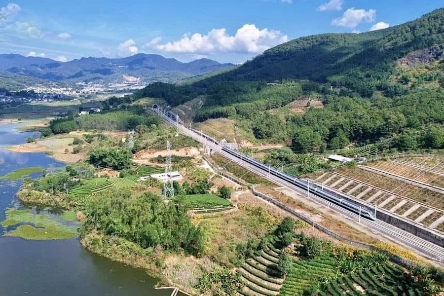 Chine Laos train